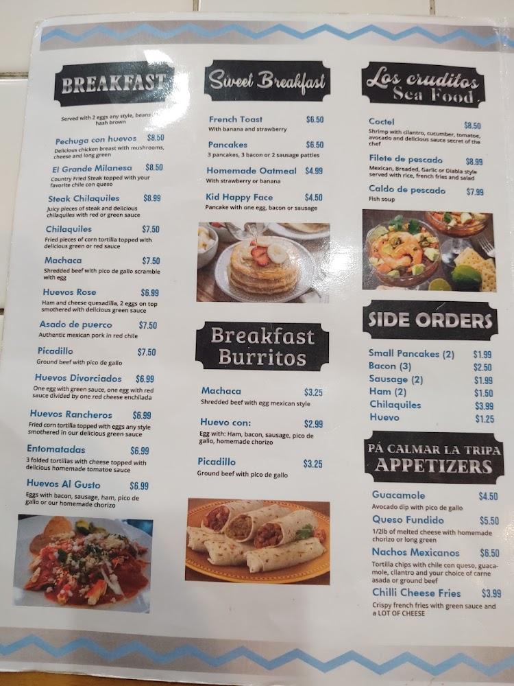 The Rose Garden Restaurant Authentic Mexican Food Menu image 4